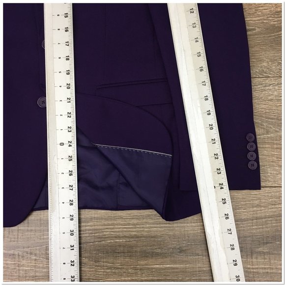 Suitopia Mens‎ Suit 2 Piece Set Size 38R Jacket Blazer Pants Two Button Tailored - Picture 13 of 16